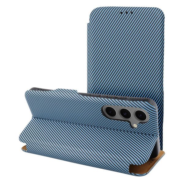 Kabura FOLIO Side Magnet do SAMSUNG A15 niebieski zdjęcie 1