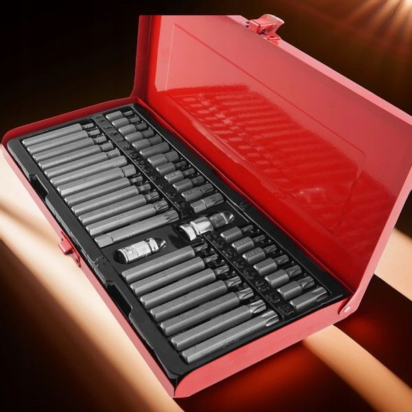 ZESTAW BITÓW KOŃCÓWKI BITY KLUCZE KOŃCÓWKI KLUCZ IMBUS HEX TORX SPLINE 40el zdjęcie 10
