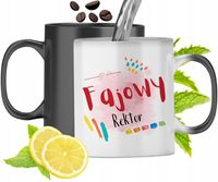 Kubek Magiczny Dla Rektora Zmieniający Kolor Z Nadrukiem Ze Zdjęciem