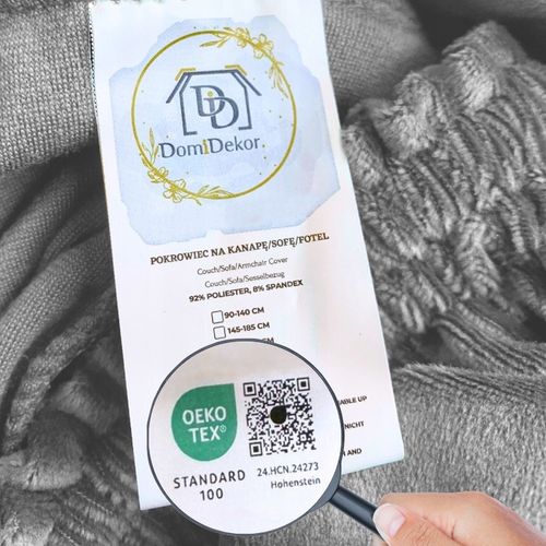 POKROWIEC NA WERSALKĘ SOFĘ WELUR PREMIUM PLUSZ ELASTYCZNY 190-210 OEKO TEX na Arena.pl