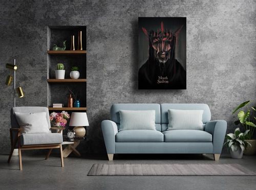 Władca Pierścieni Usta Saurona - obraz na płótnie 70x100 cm na Arena.pl