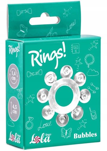 Pierścień-Cockring Rings Bubbles white na Arena.pl