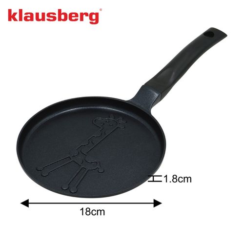 patelnia do naleśników z żyrafą 18cm klausberg kb-7975 na Arena.pl
