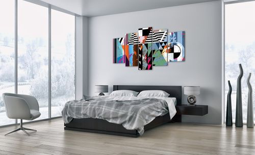 Obraz Na Płótnie - Kompozycja Figury - 160X85 Cm - Ea160X85-3636 na Arena.pl