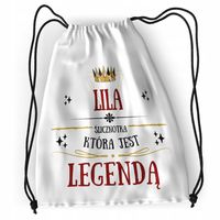 Plecak Dla Lilii Sportowy Szkolny Worek Torba Z Nadrukiem Ze Zdjęciem