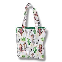 Torba na zakupy bawełniana shopperka torba shopper zakupowa lama alpaka