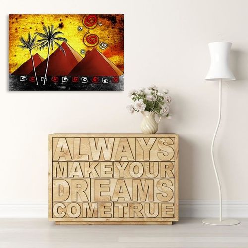 Obraz na płótnie - Canvas, Piramidy afryka 40x30 na Arena.pl