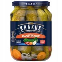 Krakus Ogórki konswerowe kaszubskie 670 g