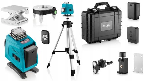16-liniowa Poziomica laserowa Laser Krzyżowy 4D PILOT STATYW WALIZKA na Arena.pl