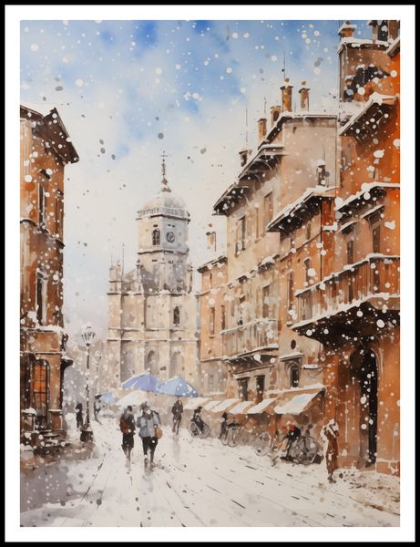 Plakat 75x100cm Urok Starych Miast zdjęcie 3