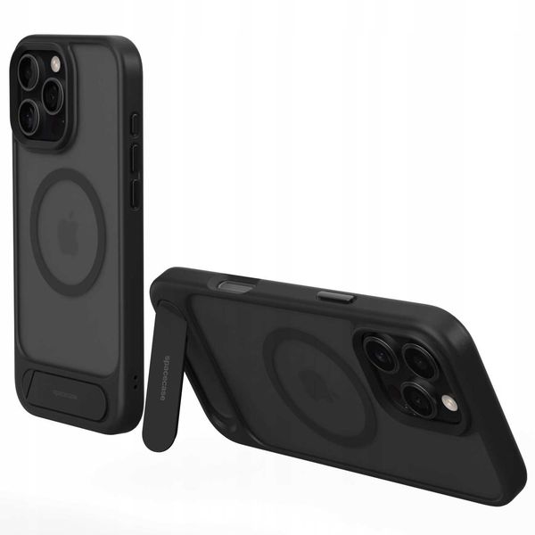 Spacecase Stand Pro Mag Iphone 16 Pro Max Black zdjęcie 4