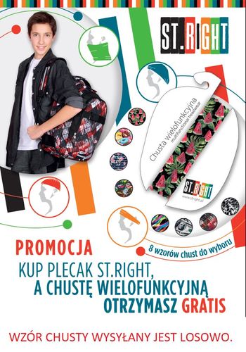 Plecak 3 komory ST.RIGHT BP-23 Illusion +GRATIS na Arena.pl