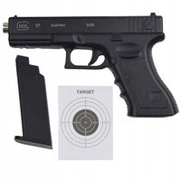 Pistolet policja Metalowy replika ASG kulki glock