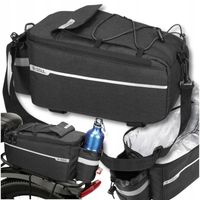 SAKWA ROWEROWA NA BAGAŻNIK TORBA TERMICZNA NA ROWER TYLNA KUFER ODBLASKOWA