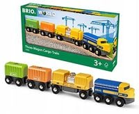 Trzywagonowy pociąg towarowy BRIO 33982