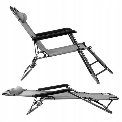 Leżak RC-K-872 metal szary na Arena.pl