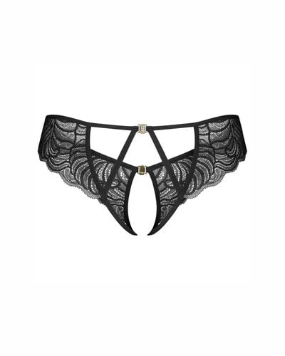 koronkowe stringi otwarte divienne obsessive l/xl na Arena.pl
