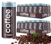 48x OSHEE Vitamin Coffee Espresso Macchiato 250 ml