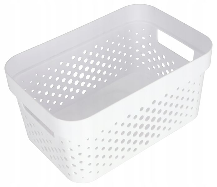 Curver Pojemnik Pudełko Ażurowe Eko 4,5 L Biały zdjęcie 9