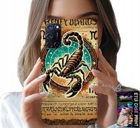 ETUI DO OPPO A52 - SKORPION ZNAK ZODIAKU ASTRONOMIA + FOLIA