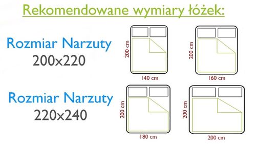 Narzuta dwustronna Amanda Black&Ecru na Arena.pl