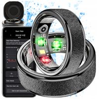 Smartring Colmi R10 czarny 21.6 mm rozmiar 12 monitoring zdrowia 5ATM
