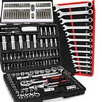 ZESTAW KLUCZY NASADOWYCH 160el BITY + PŁ-OCZK 6-22