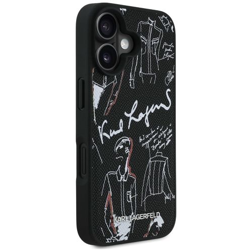 etui karl lagerfeld grained pattern &    logo magsafe do iphone 16 na Arena.pl