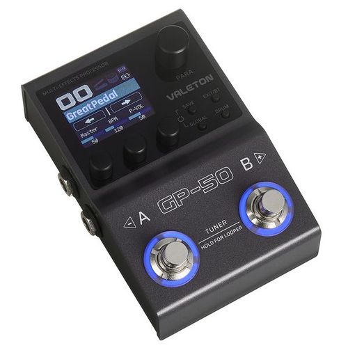 Multiefekt Gitarowy Procesor IR Loader Bluetooth Akumulator Valeton GP-50 na Arena.pl