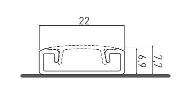 Profil nakładany LED GLAX 3m na Arena.pl