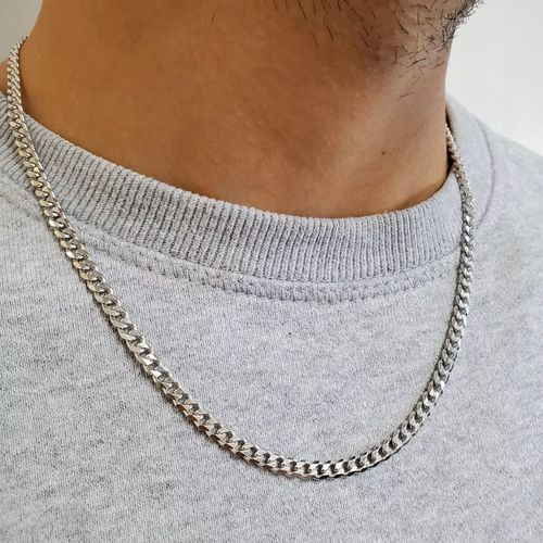 ŁAŃCUCH Srebrny Męski Łańcuszek SREBRO pr.925 4,5mm Pancerka + GRATIS na Arena.pl