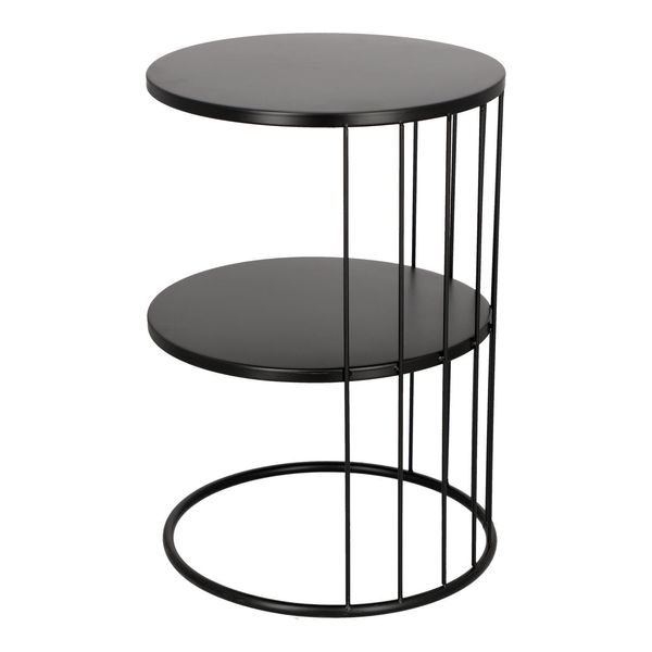 Stolik Kobu okrągły czarny zdjęcie 5