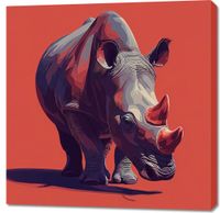 Obraz 90x90cm Marszujący Gigant