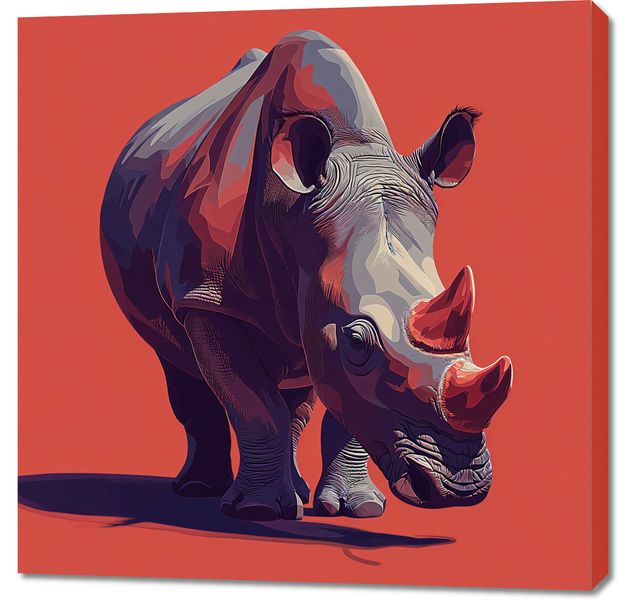 Obraz 90x90cm Marszujący Gigant zdjęcie 1