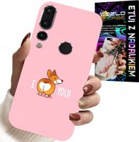 ETUI DO HUAWEI P20 PRO - ŚMIESZNE WZORY I LOVE YOU PIESEK OBUDOWA