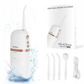 Bezp. Irygator do zębów SHONA S200 PRO z etui i 4 końcówkami