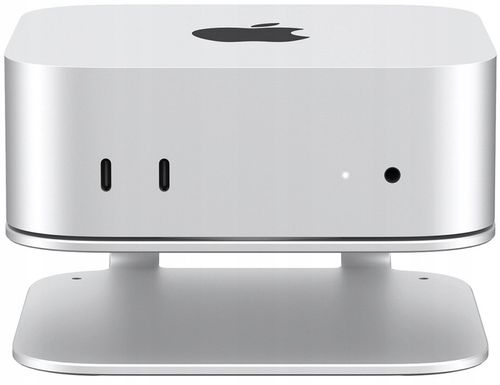 Stojak aluminiowy podstawka MS60 do Mac Mini M4 M4Pro srebrna na Arena.pl