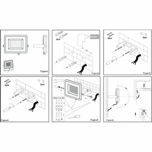 Naświetlacz LED lampa HALOGEN 50W Reflektor 4000K 4000lm SAMSUNG 5 LAT na Arena.pl