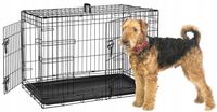 DUŻA KLATKA KENNELOWA METALOWA KOJEC DLA PSÓW PSA 91x60x66cm XL