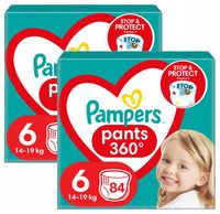 Pampers Pants Rozmiar 6 14-19 kg 168 szt. Pieluchomajtki