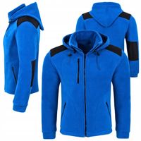 GRUBY POLAR ROBOCZY Bluza robocza POLAROWA z odpinanym KAPTUREM WZMOCNIONA