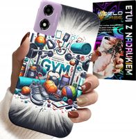 ETUI DO MOTOROLA MOTO E14 - SIŁOWNIA GYM FITNESS SPORT CASE + SZKŁO