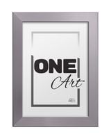 Ramka stojąca Hekla 9x13 MDF ramka mała srebrny 1szt.