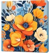 Obraz 90x100cm Kwiatowy Majestat