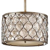 LAMPA wisząca FE-LUCIA-P-C Elstead FEISS antyczna OPRAWA szklany ZWIS okrągły oksydowane srebro