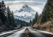Plakat 100x70cm Odważna Podróż