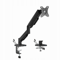 Biurkowe ramię na jeden monitor 17 - 32 z portami USB MA-DA1U-01