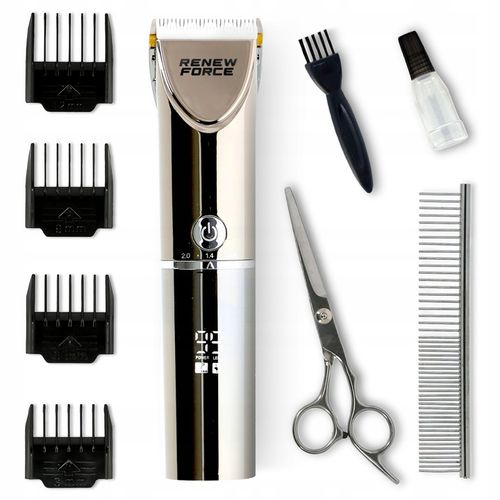 MOCNA Maszynka do strzyżenia PSÓW PSA zwierząt bezprzewodowa CICHA zestaw na Arena.pl