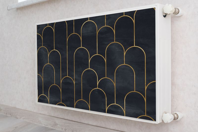 Osłona MAGNETYCZNA Na Grzejnik Abstrakcyjny Wzór 90cm x 60cm zdjęcie 4