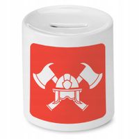 Skarbonka Dla Strażaka Gaśnica Prezent Z Nadrukiem Ze Zdjęciem